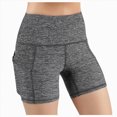 thumbnail image 1 of COMVALUE Biker Shorts Women with Pockets - 3"/5"/8" High Waisted Workout Spandex Tummy Control Gym Running Yoga Shorts Grey for Size XXL, 1 of 5