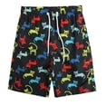 thumbnail image 1 of COMVALUE Boys Swim Trunks with Compression Liner UPF 50 Plus Quick Dry Swim Shorts Beachwear Boys Bathing Suit Swimsuit for Kids (Multicolour, 7-8 Years), 1 of 9