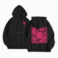 thumbnail image 1 of COMVALUE Cute Hoodies Women Teen Girls Y2k Preppy Floral Graphic Sweatshirt Embroidered Oversized Hooded Sweater Streetwear (Black, L), 1 of 7