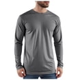 thumbnail image 1 of COMVALUE Men's Long Sleeve Moisture Wicking Athletic Shirts, Dry Fit Long Sleeve UV Protection Shirts Men for Workout, Running, Hiking (Dark Gray, M), 1 of 9