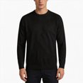 thumbnail image 1 of COMVALUE Mens Classic Crew Neck Knit Pullover Regular Fit Long Sleeve Solid Color Sweater For All Season Daily Use, 1 of 5