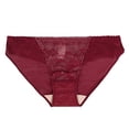 thumbnail image 1 of COMVALUE Mia Medium Coverage Hipster Stretch Breathable Panties For Women (Wine, S), 1 of 5