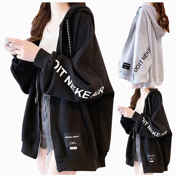 COMVALUE New Album Hoodie Jacket World Tour Zippered Sweatershirt Jacket (Grey, XXL)