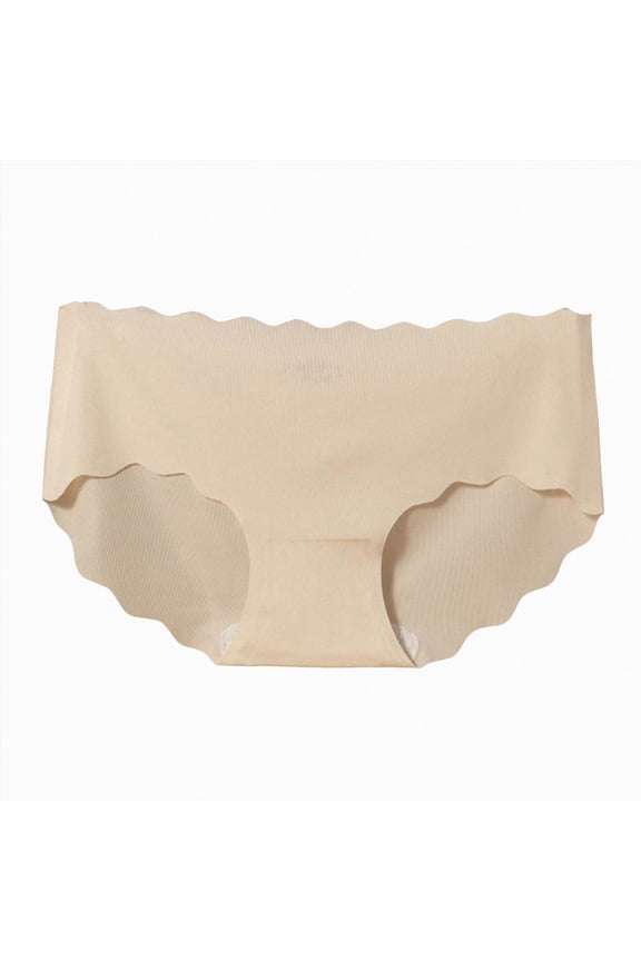 Seamless Camel Toe Concealer Thong, Invisible No-Show & (Beige, XL)