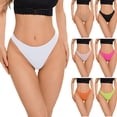 thumbnail image 1 of COMVALUE Sexy Lace Thongs Breathable Seamless Underwear for Women Comfortable V-waisted Soft Panty 1 Pack (Light Green, S), 1 of 4
