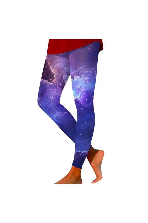 Stretch Leggings for Women Yoga Pants for Jogging Sports High Waist Soft Durable 2026 (Dark Purple, L)