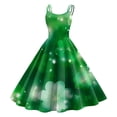 thumbnail image 1 of COMVALUE Women 2026 Green St. Patrick's Day Long Dress St. Patrick's Day Costume Green Sleeveless Dress Green Leprechaun Costume (Green, S), 1 of 6