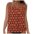 thumbnail image 1 of COMVALUE Women 2026 Tankini Swim Top Only - Tummy Control Swimsuit Bathing Suit Top (Orange, XXL), 1 of 8