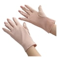 thumbnail image 1 of COMVALUE Women Driving Gloves Sun UV Protection Summer Outdoor Hiking UPF 50+ Glove Touchscreen Half-finger Glove (Pink, One Size), 1 of 5