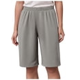 thumbnail image 1 of COMVALUE Women's 2026 Sport Knit High Rise Elastic Waist Capri Pants (Grey, M), 1 of 5