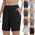 thumbnail image 1 of COMVALUE Women's 3"/5"/7"/9" High Waisted Swim Board Shorts Quick Dry Swimsuits Bottoms Trunks with Pockets Light Gray XXL, 1 of 5