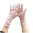 thumbnail image 1 of COMVALUE Women’s Summer Sun Protection Driving Gloves Non-slip Touchscreen Sunblock Mid-Length Gloves for Cycling Riding (Light Pink, One Size), 1 of 4