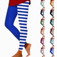 thumbnail image 1 of COMVALUE Women's and Plus Size Oh So Soft Knee & Full Length Leggings | Lots of Prints Black Size S, 1 of 7
