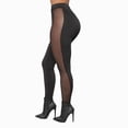 thumbnail image 1 of COMVALUE Womens Leggings High Waisted - Sexy Skinny Mesh See Through Pants Party Clubwear Black S, 1 of 9