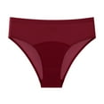 thumbnail image 1 of COMVALUE Womens Softstretch Seamless High Waist Full Brief (Wine, L), 1 of 3