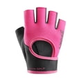 thumbnail image 1 of COMVALUE Womens Workout Gloves Low Sweat Mesh Fabric w/Grip-Lock Silicone Palm (Pink, L), 1 of 3