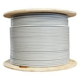 thumbnail image 1 of COMZON 1000ft Cat6a Stranded Ethernet Cable 24AWG UTP Unshielded Twisted Pair, 500MHz Network Speed 10Gbps, Bulk Spool for Networking, Gray, 1 of 7