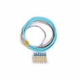 thumbnail image 1 of COMZON 6-Strand SC/PC Multimode Fiber Optic Distribution Pigtail, OM3 50/125, Color Coded 900um Breakout, 9.8 Feet (3 Meter) - Durable Jacket, 1 of 6