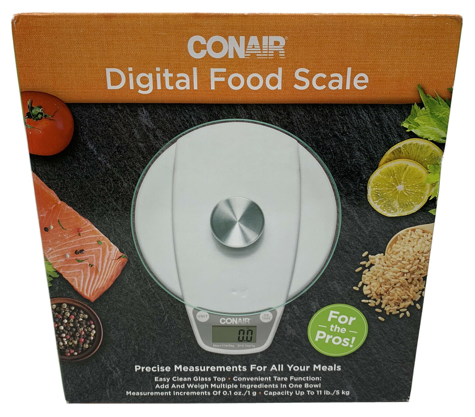 Conair Digital Food Scale, 11lb Capacity 1Ct