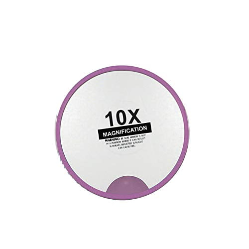 CONAIR Stick-A-Round Mirror 10X, Colors may vary