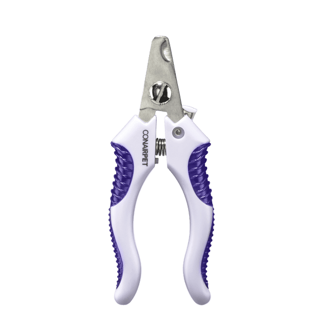 CONAIRPET Small Nail Clipper with Built-In Safety Guard, For Dogs ... - Pet-Friendly Dog Clippers With Safety Guards