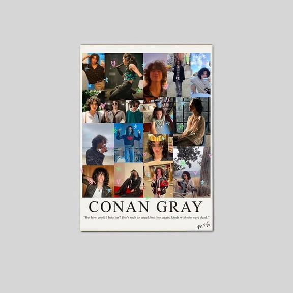 CONAN GRAY Collage Art Print Poster Size 24''x36'' Googate