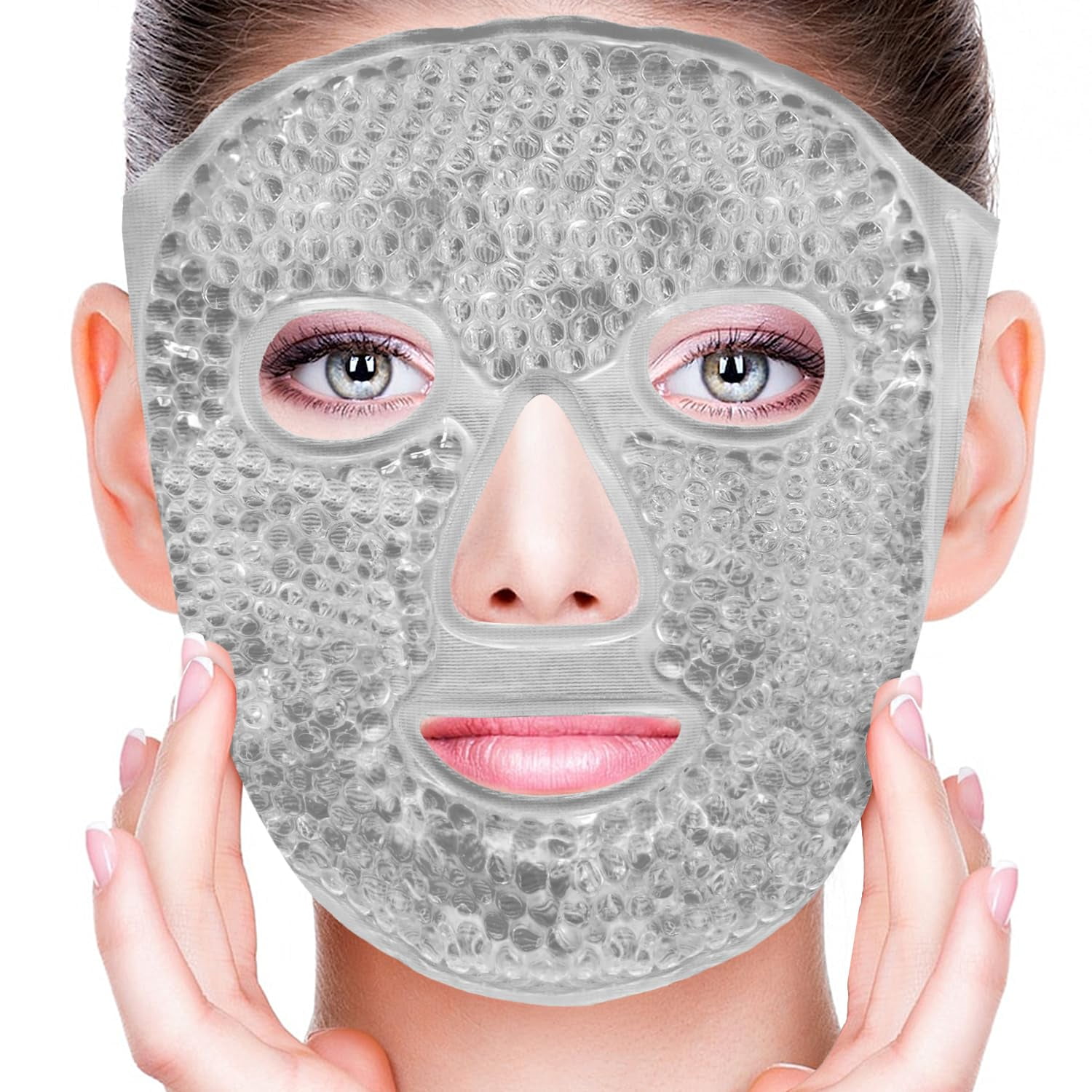 CONBELLA Cold Face Eye MZF22 Masks Ice Face Mask Hot Cold Compress For ...