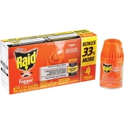 Raid Concentrated Deep Reach Fogger Insecticide - Indoor Pest Control - 4 Pack