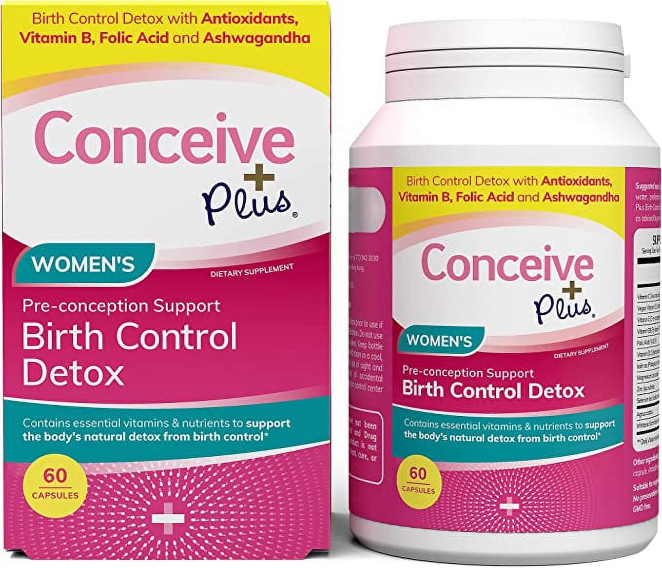 CONCEIVE PLUS Birth Control Detox - Pre-Conception Support ...