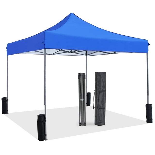 CONCETTA 10x10 Heavy-Duty Waterproof Pop-Up Outdoor Canopy Tent with ...