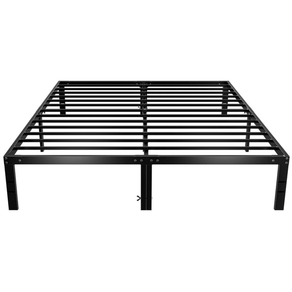 CONCETTA 14 inch Metal Bed Frame, King, Heavy Duty Steel,Underbed Storage, No Box Spring Needed for Bedroom