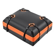 CONCETTA Car Rooftop Cargo Carrier 15 Cubic Feet, Waterproof Durable Roof Bag for Vehicles, Universal Fit with Straps & Anti-Slip Mat, Easy Install