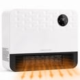 CONCETTA 1500W Wall Mounted Space Heater, Electric Indoor Heater with ...