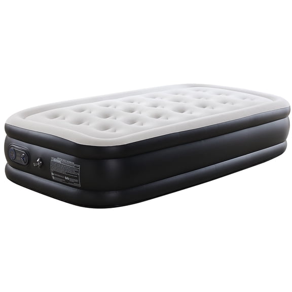 CONCETTA 18"H Queen Air Mattress, Low Noise Blow Up Guest Mattress with Built in Pump, 600LBS Weight Capacity for Camping, Home