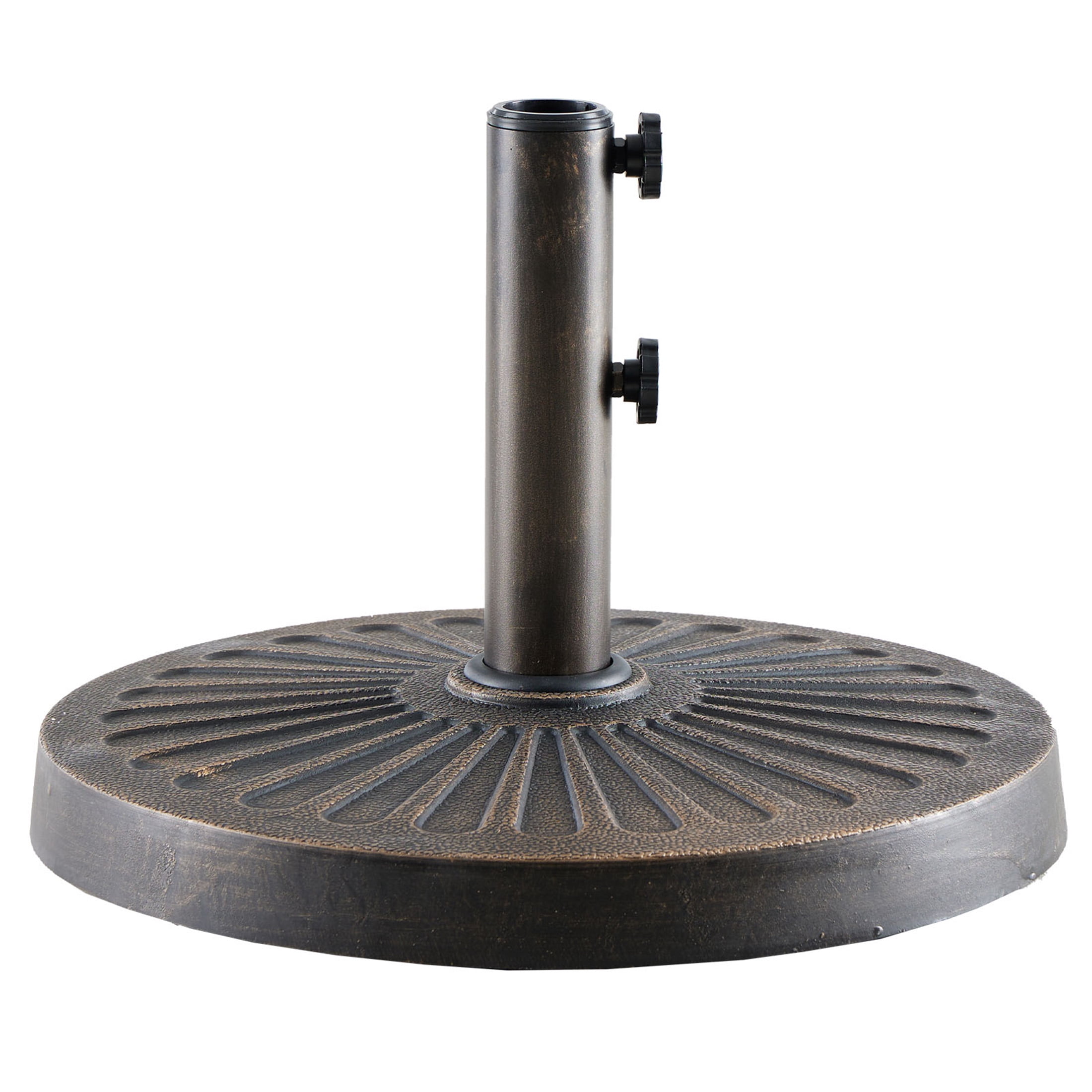 CONCETTA 18 inch Resin Patio Umbrella Base, Universal Fit for Outdoor Umbrellas