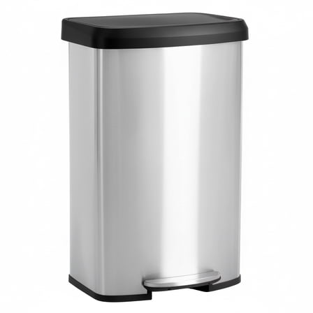 CONCETTA 21 Gallon Kitchen Trash Can with Lid, Stainless Steel Garbage Can with Soft-Close Lid & Foot Pedal for Home Office