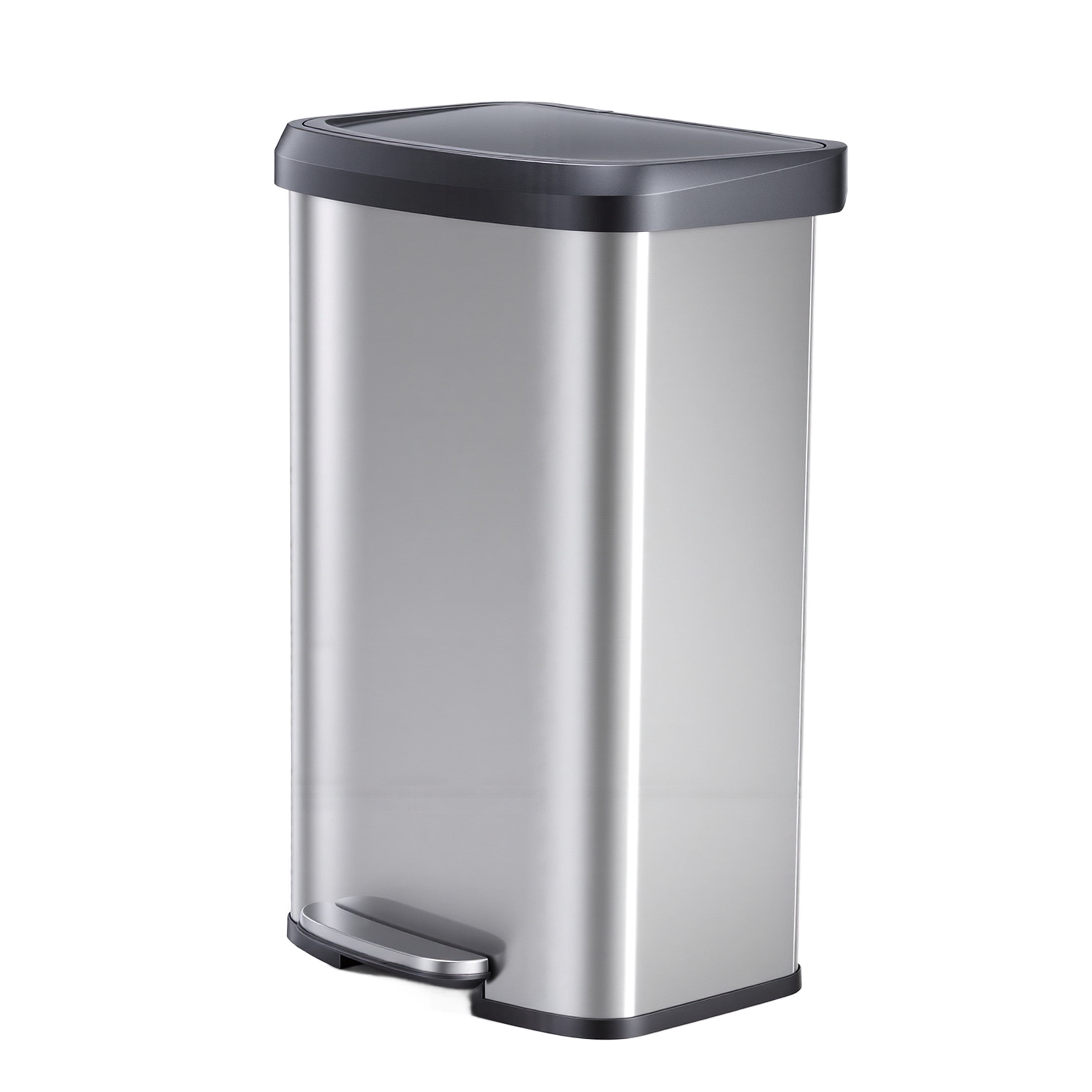 CONCETTA 21 Gallon Kitchen Trash Can with Lid, Stainless Steel Garbage Can with Soft-Close Lid & Foot Pedal for Home Office