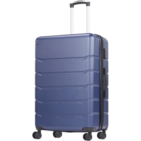 CONCETTA 24 inch Luggage, Lightweight Expandable Rolling Suitcase, Hard Shell ABS & TSA Lock Double Spinner Wheels Suit Case, Blue