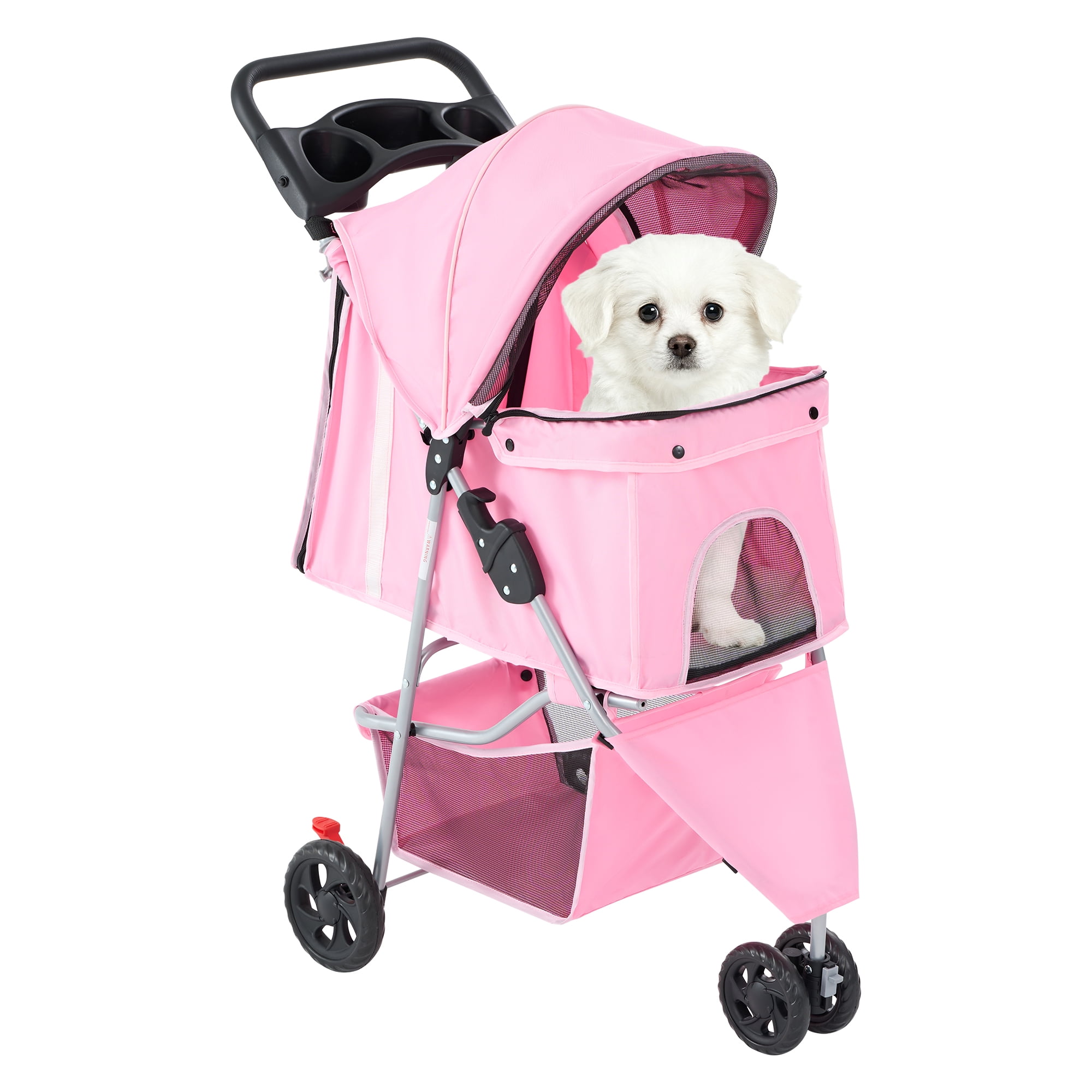 Picture of CONCETTA 3 Wheels Pet Stroller, Cats and Dog Strollers with Storage ...