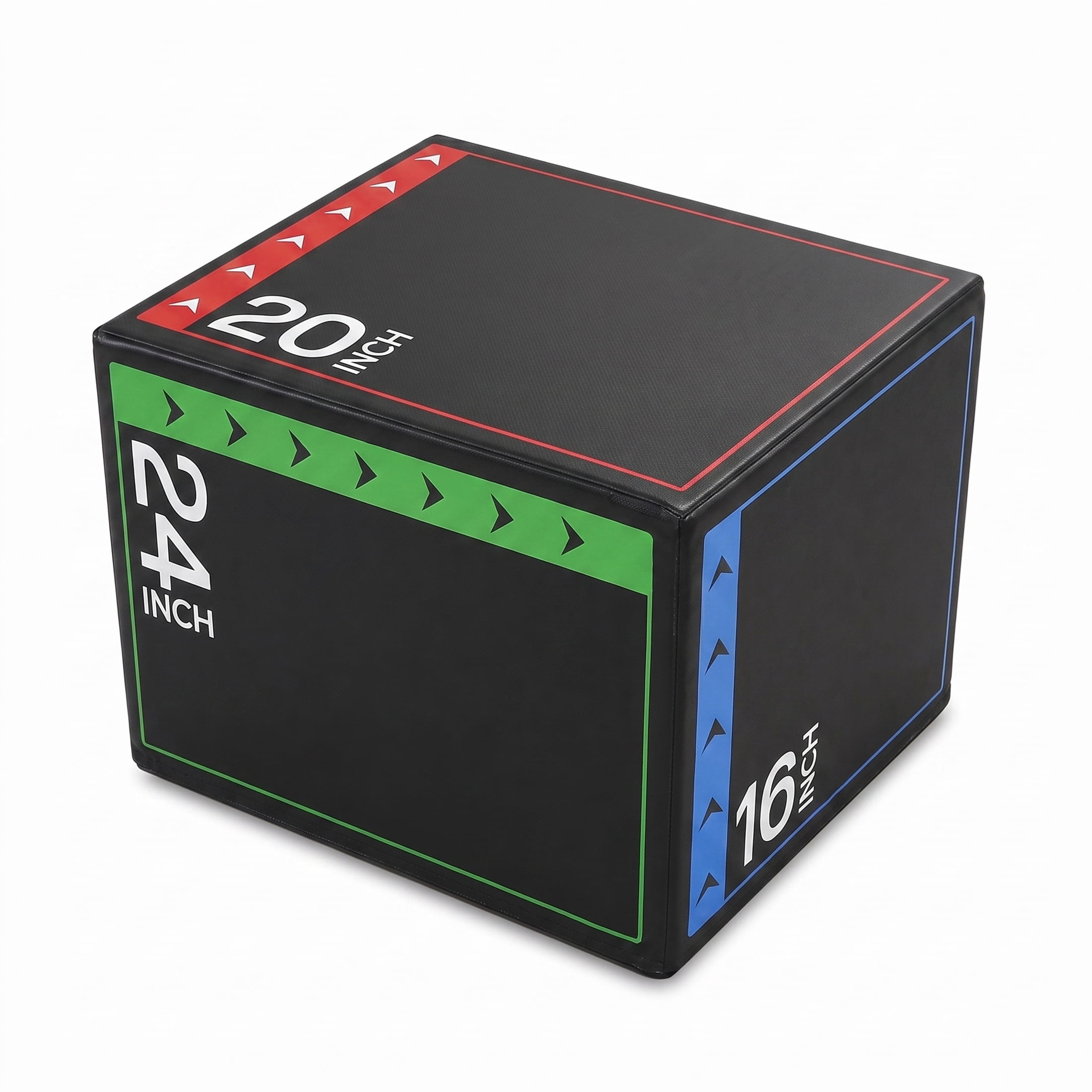 Yes4All 3-in-1 Foam Plyometric Box for HIIT Workout, 15 lbs Weight