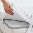 thumbnail image 1 of CONCETTA 3 inch Queen Gel Memory Foam Mattress Topper Queen Size, Bed Topper with Removable Soft Cover, White, 1 of 7