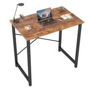CONCETTA 31 Inch Computer Desk, Simple Office Desk Table for Gaming or Home Office, Writing Desk for Small Space, Rust