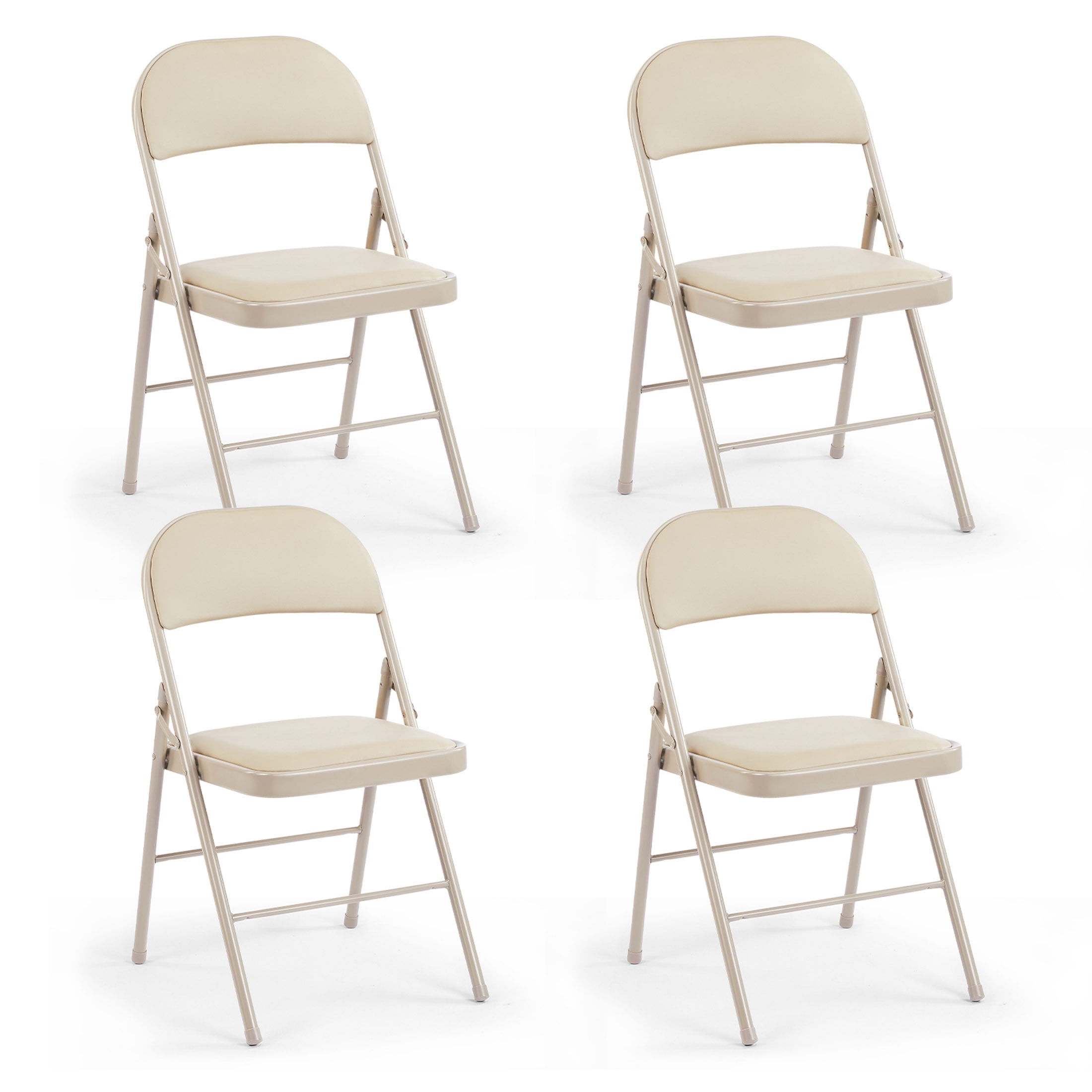 4 Pack Padded Folding Chairs