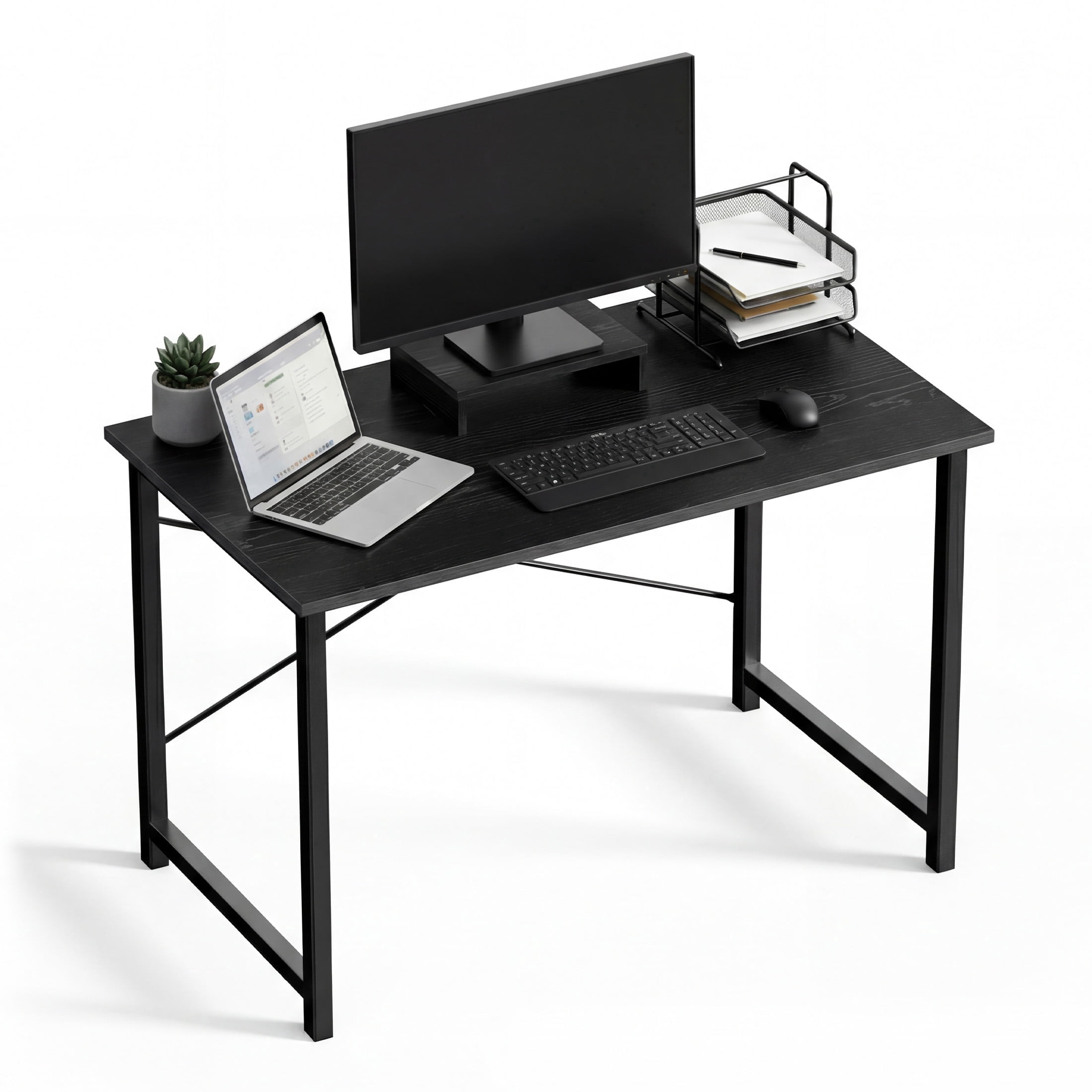 CONCETTA 44in Computer Office Desk, Writing Table for Small Spaces ...