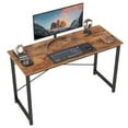 thumbnail image 1 of CONCETTA 47 Inch Computer Desk, Simple Farmhouse Table for Gaming Table or Office Use, Writing Desk for Small Space, Rust, 1 of 7