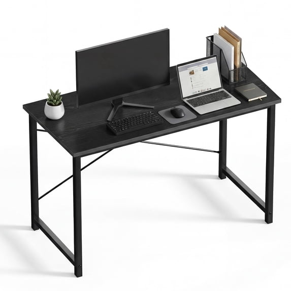 CONCETTA 47in Computer Office Desk, Writing Table for Small Spaces ...