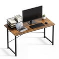 thumbnail image 1 of CONCETTA 55in Computer Office Desk, Writing Table for Small Spaces, Modern Style Home Office Desk, Rust Brown, 1 of 8