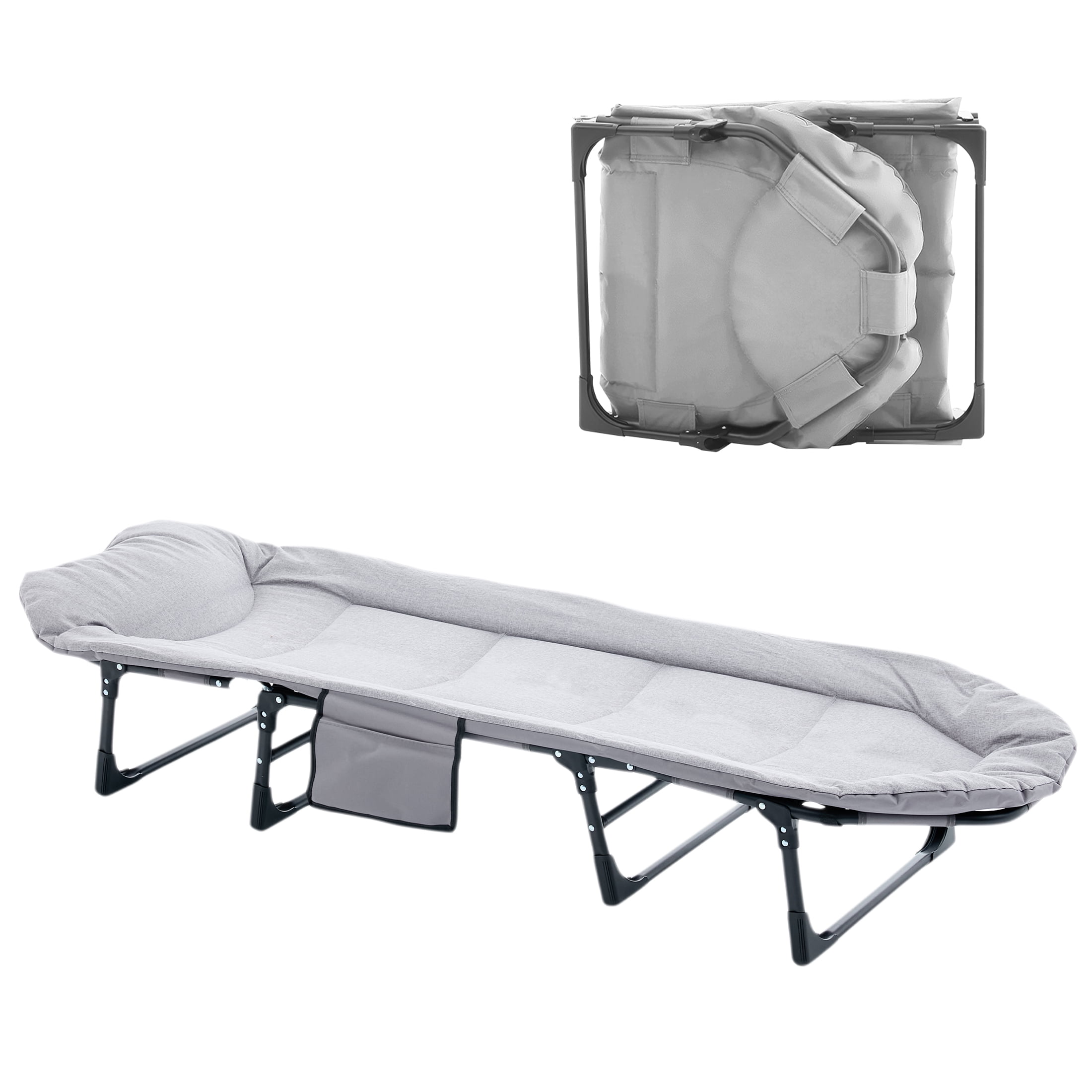 キャンプ用コッタ CONCETTA 71 Inch Camping Cot Extra Wide, Heavy-Duty Oxford Fabric