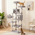 thumbnail image 1 of CONCETTA 71 Inch Large Cat Tree Tower for Indoor Cats, Multi-Level Cat Climbing Tower with Condo, Sisal Scratching Posts, Hammock, Durable Pet House for Multiple Cats Play, Stable Design, 1 of 2