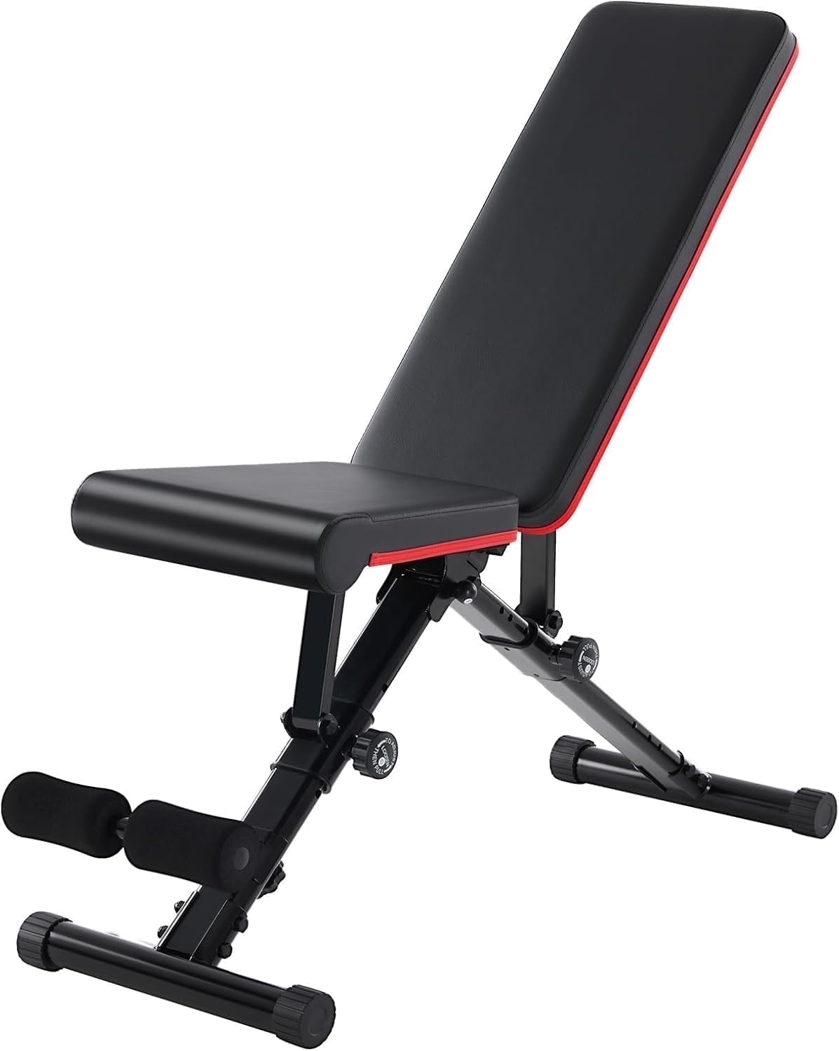 CONCETTA Weight Adjustable Workout Bench for Home Gym, 795LBS Capacity Foldable Bench Press，Black